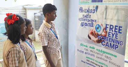 Free Eye Screening Camp Conducted By Nirmals Eye Hospital