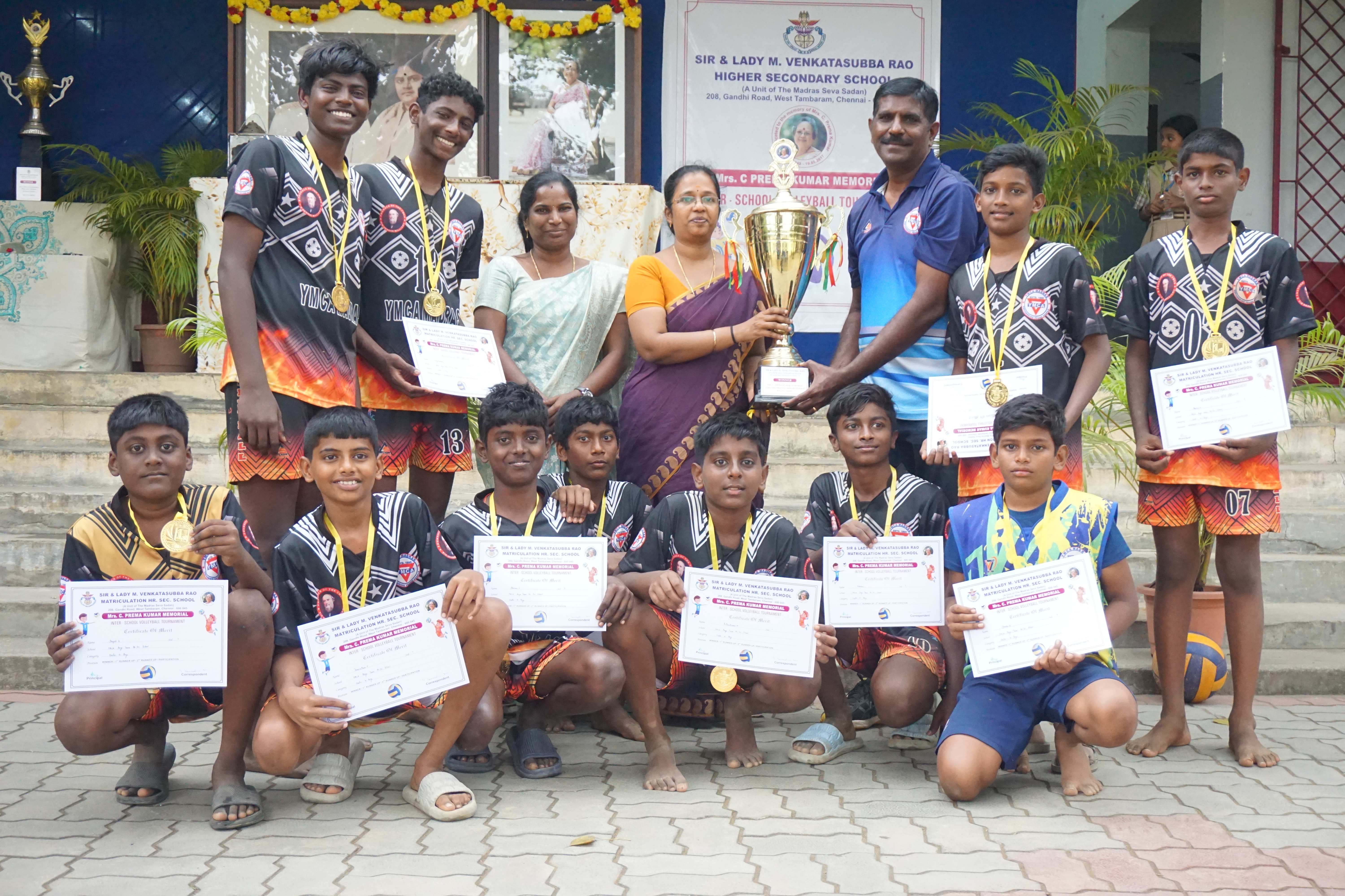 Mrs C Prema Kumar Inter School Volleyball Tournament