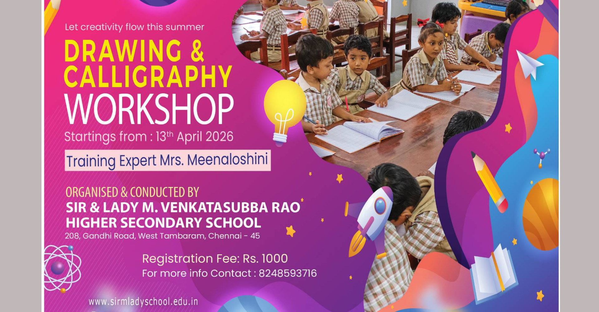 Drawing & Calligraphy Workshop
